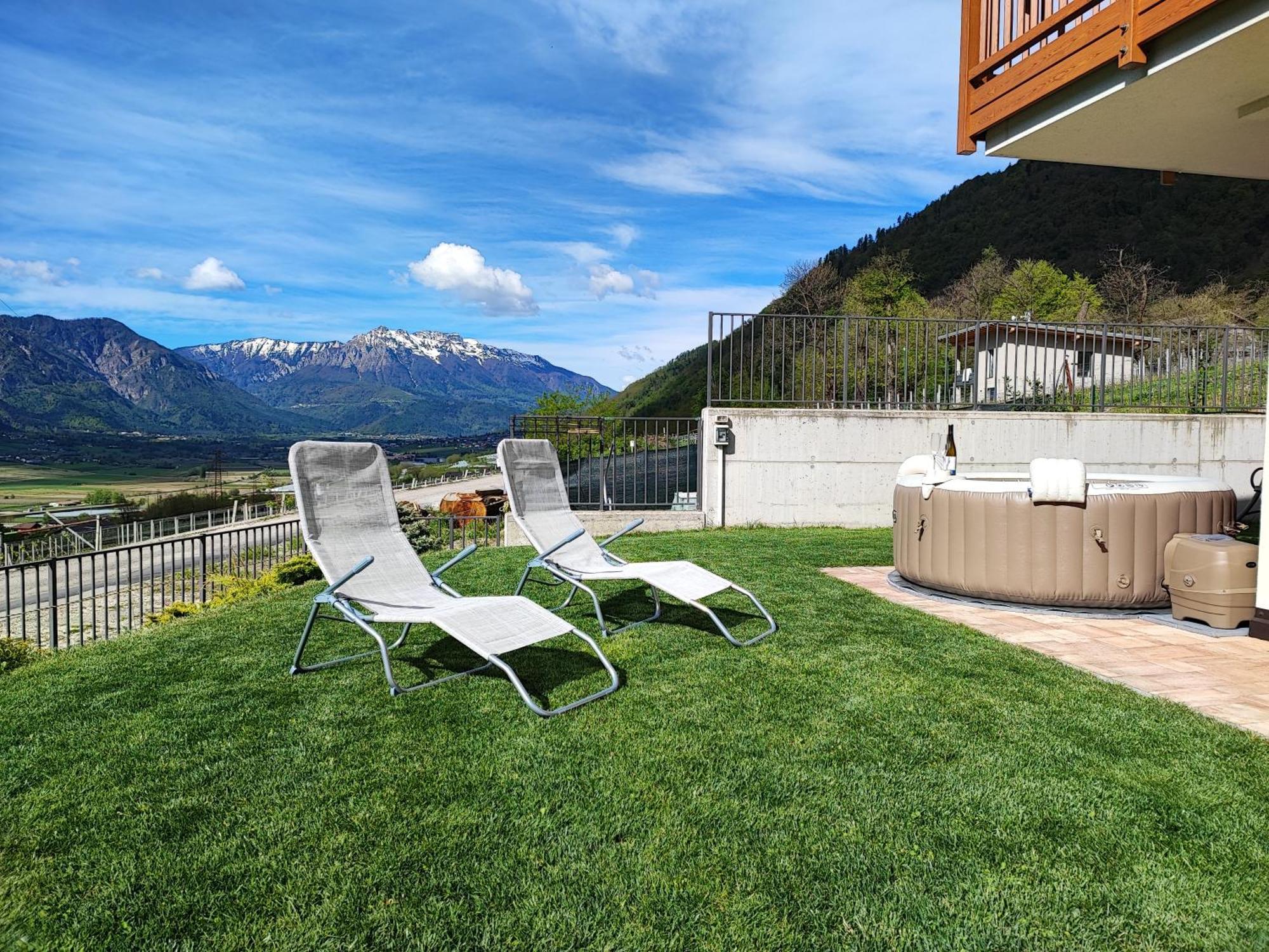 Ferienwohnung Il Riccio Del Castagno Novaledo Exterior foto